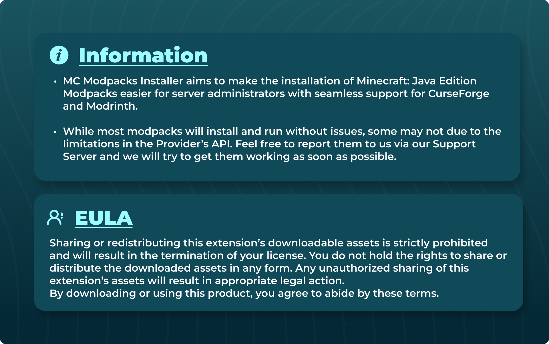 MC Plugins Information