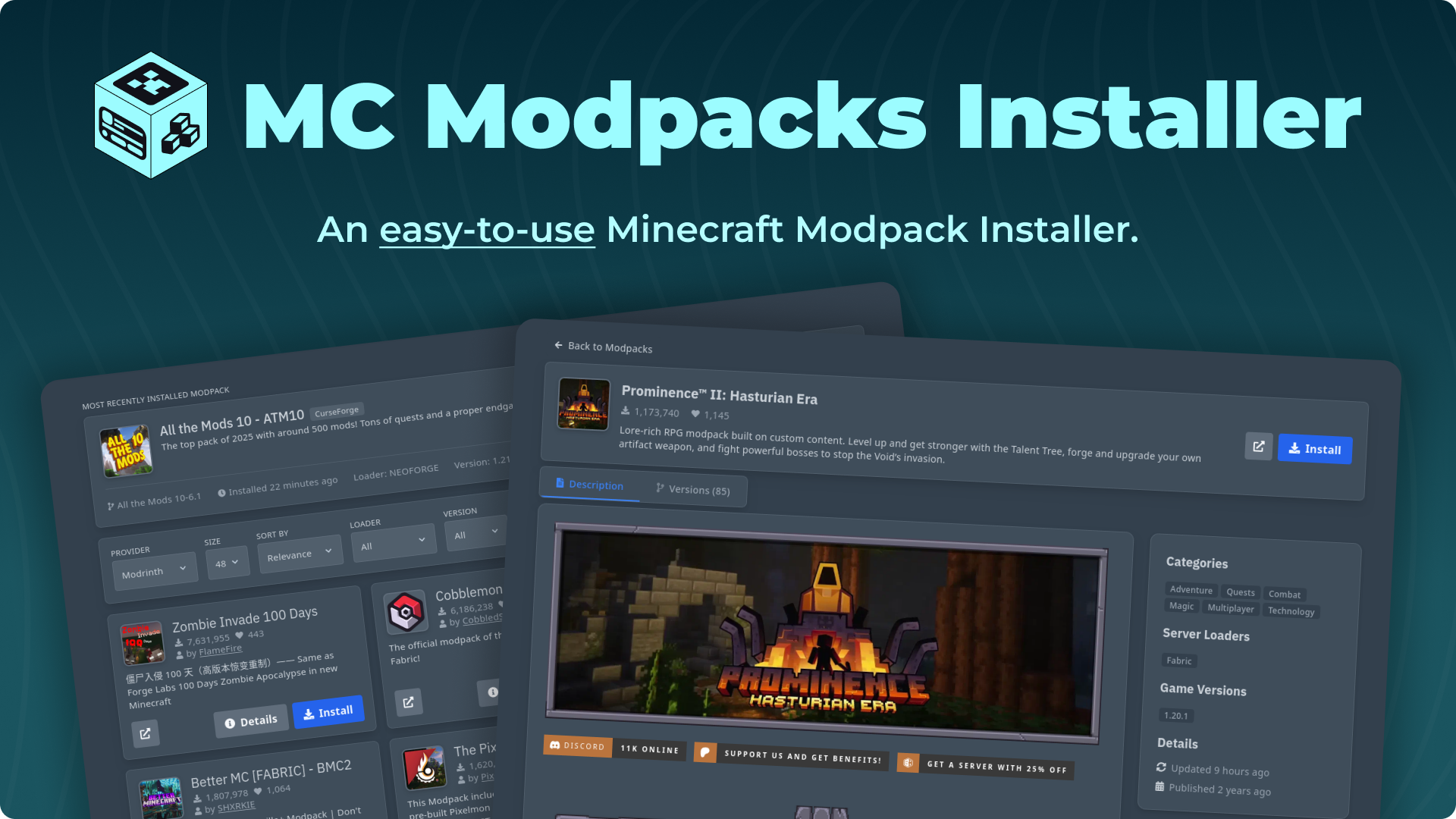 MC Modpacks Section-1