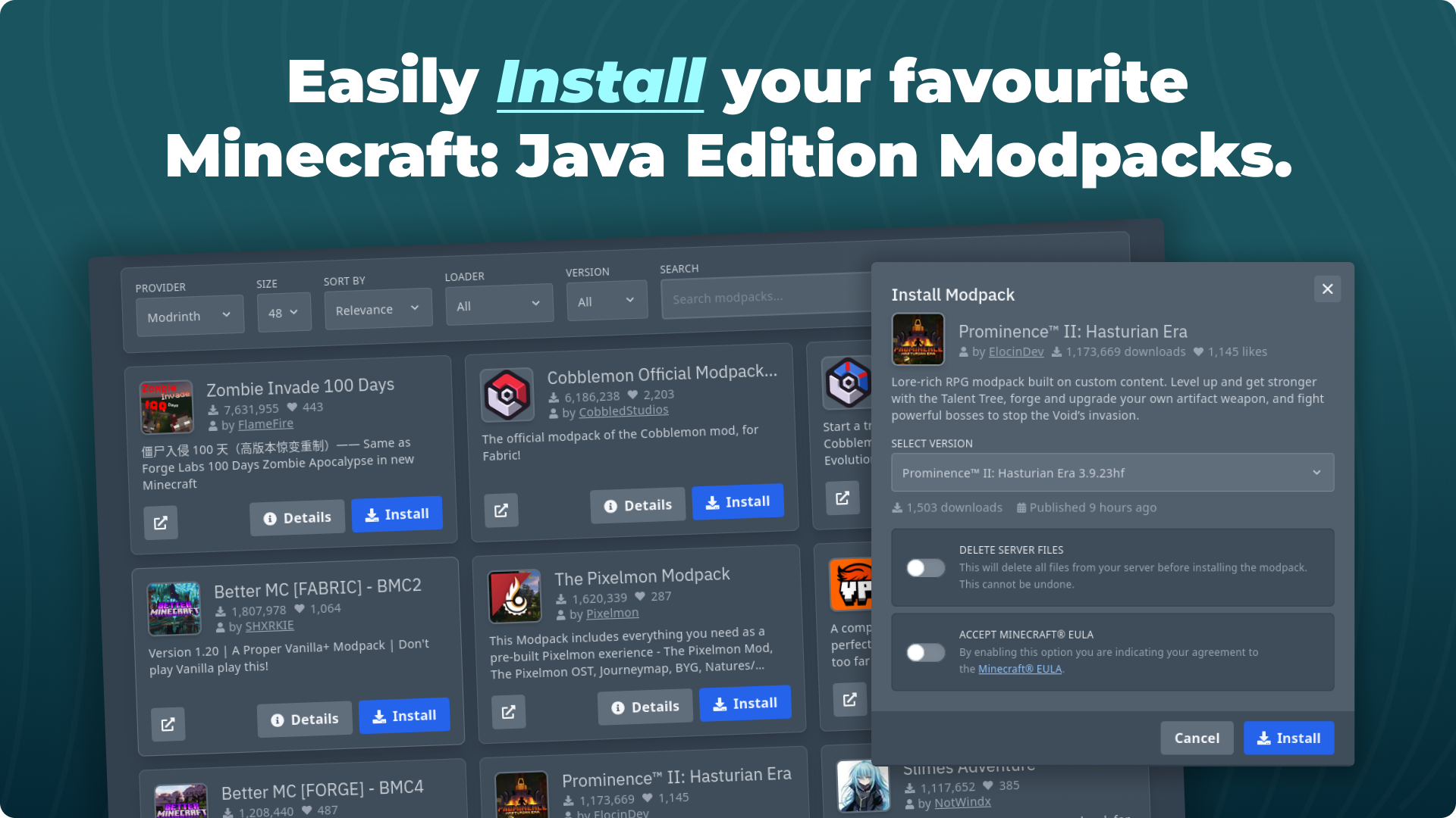 MC Modpacks Section-2