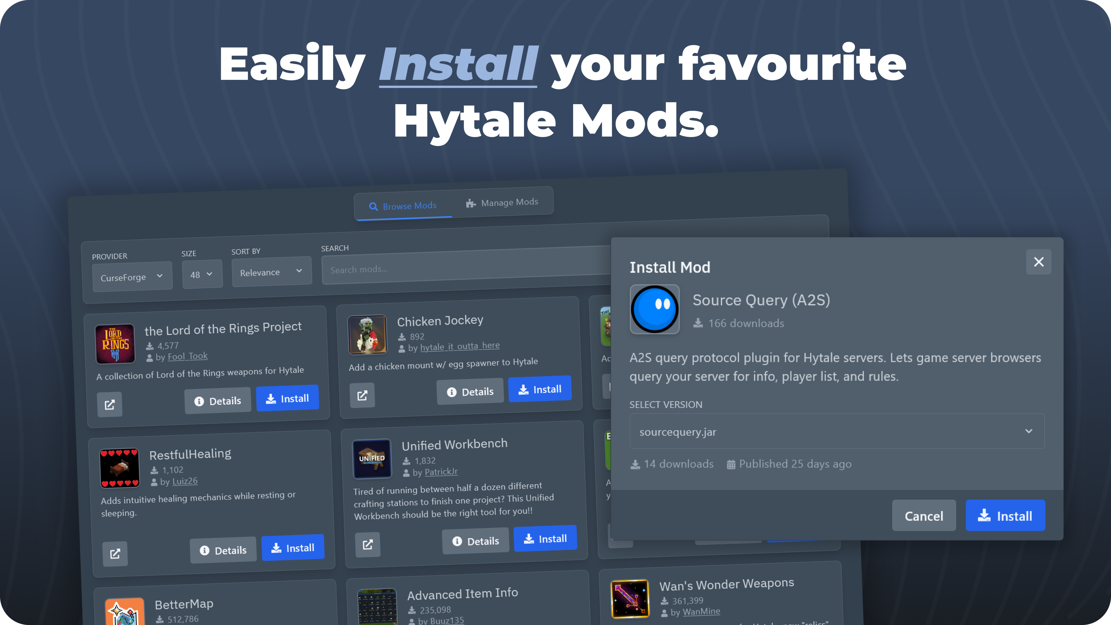 Hytale Mod Manager Section-2