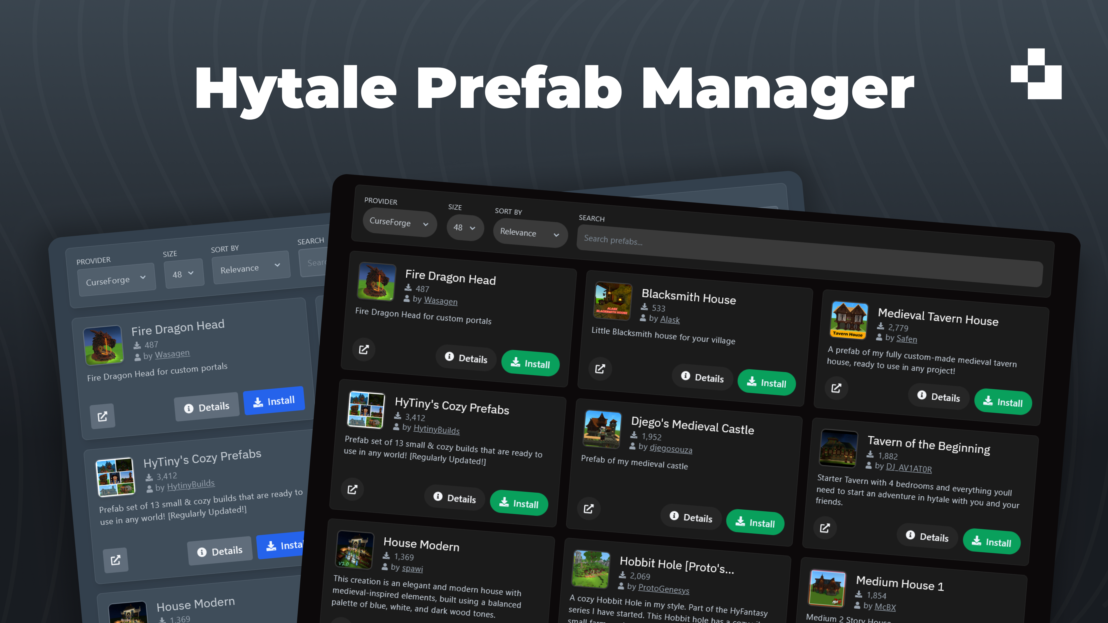 Hytale Prefab Manager for Blueprint