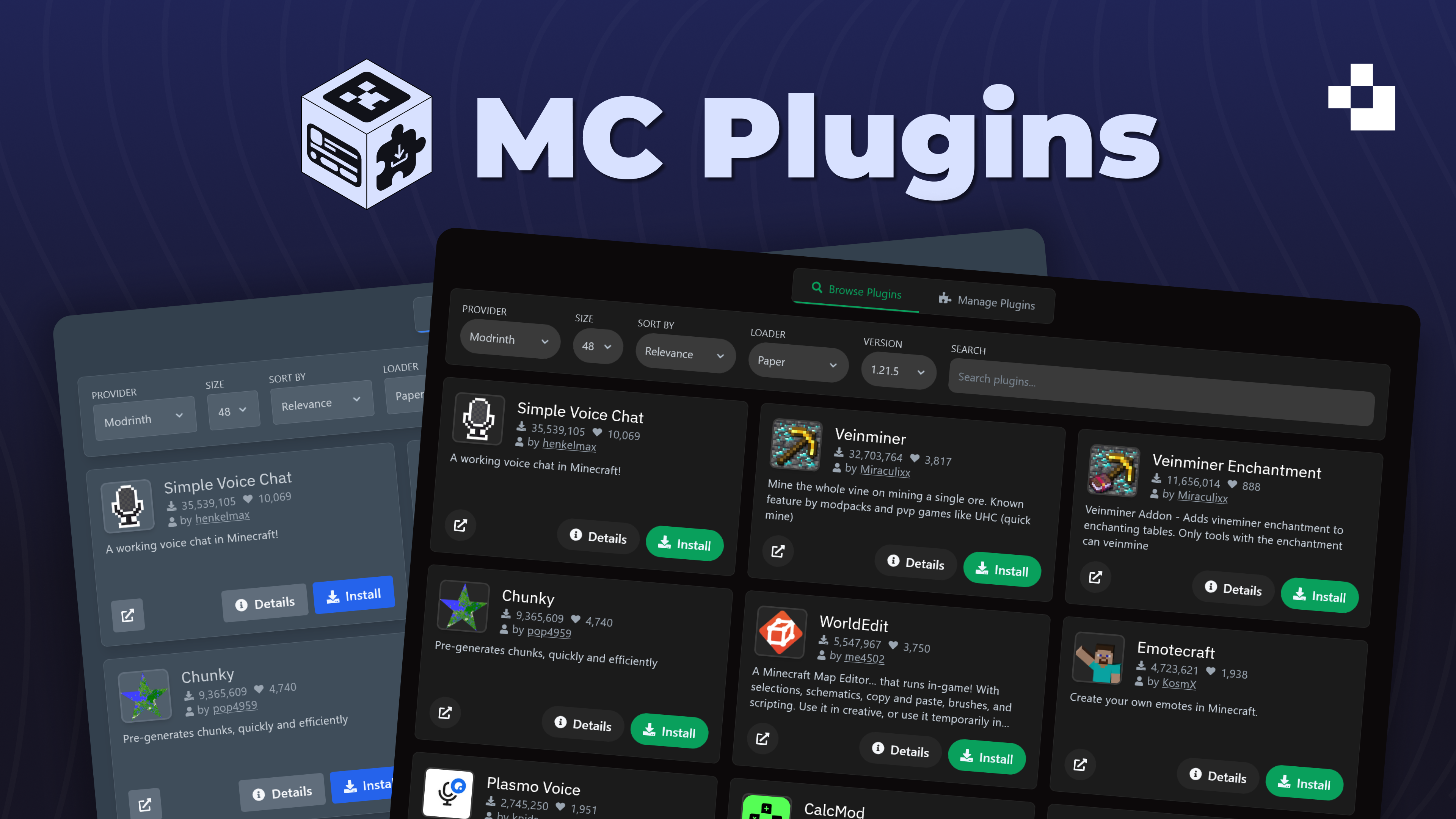 MC Plugins Manager for Blueprint